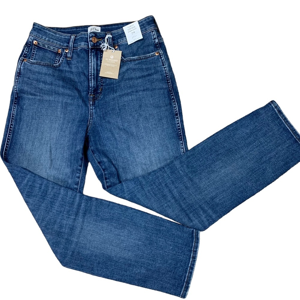 J. CREW CURVY VINTAGE STRAIGHT JEANS